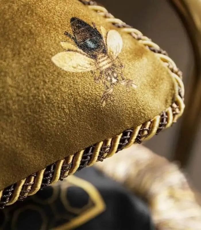 Retro Gold Cushion Cover Decorative Pillow Case Print Velvet