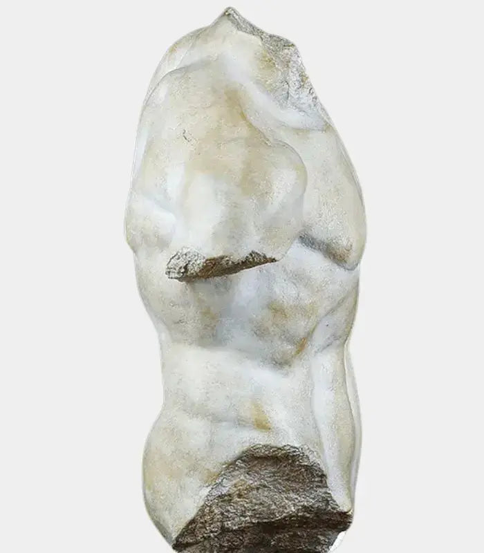 Classical Adonis Torso Sculpture on Stand - Elegant Home Gallery Statue Large 71 cm (28 inch)
