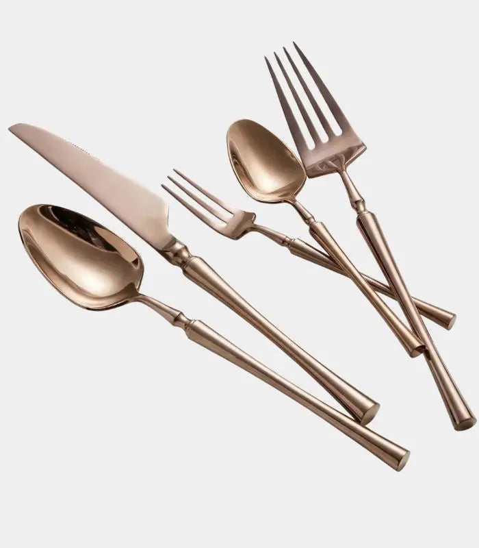 30 Pcs Cutlery Set Stainless Steel Mirror Polished Set for 6
