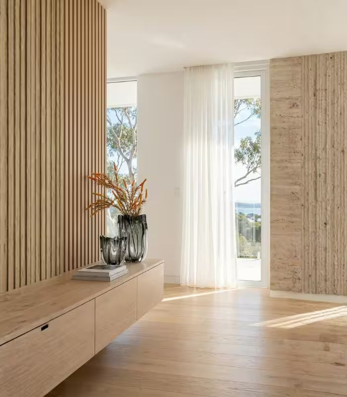 Hand-Blown Glass Vase Floral Black Hue