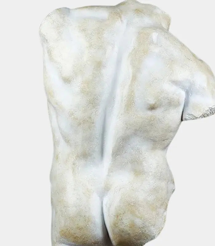 Classical Adonis Torso Sculpture on Stand - Elegant Home Gallery Statue Large 71 cm (28 inch)