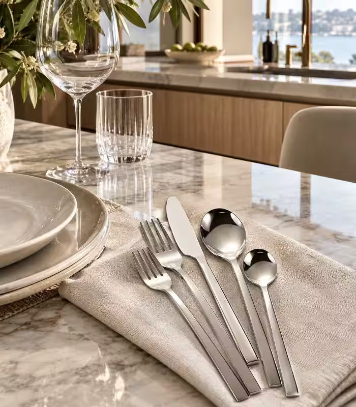 Cutlery Set Boston Contemporary 18/10 Stainless Steel Set for 6