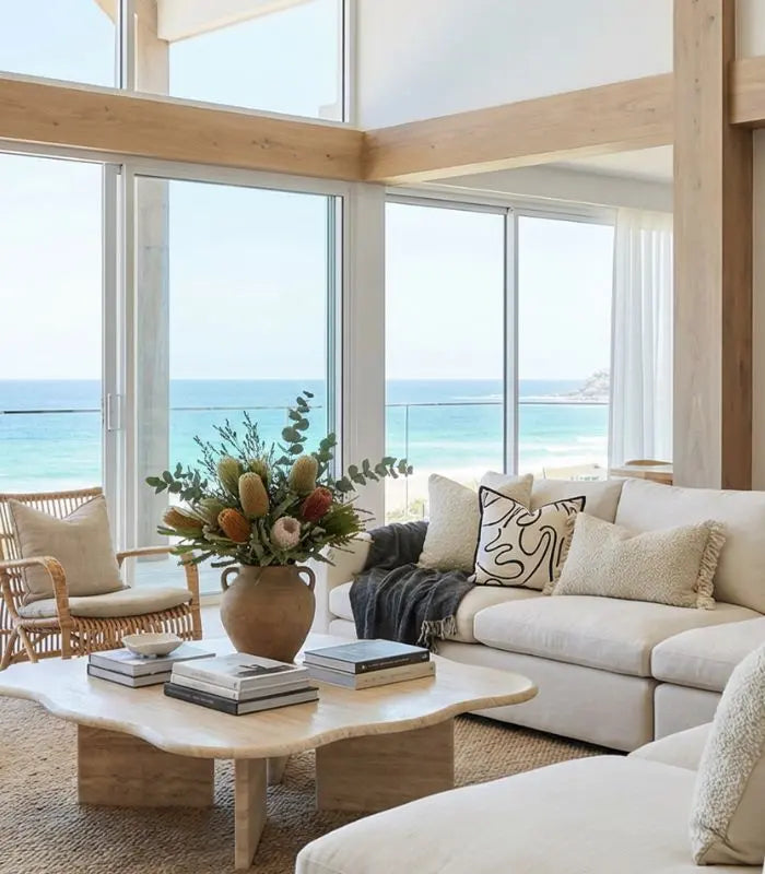 Kaia Abstract Line Cushion Cover – Contemporary Jacquard Design