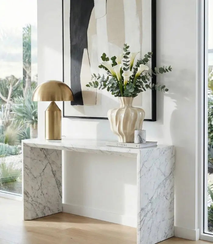 Pauline Ceramic Vase – Sculptural Fluted Design 30 cm