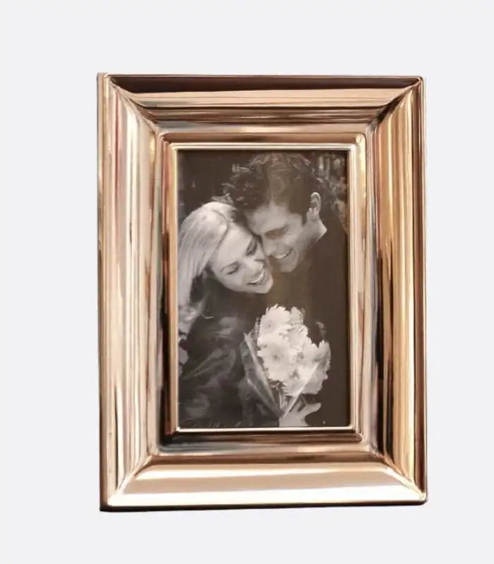 Photo Frame Siena Stainless Steel Golden 15cm