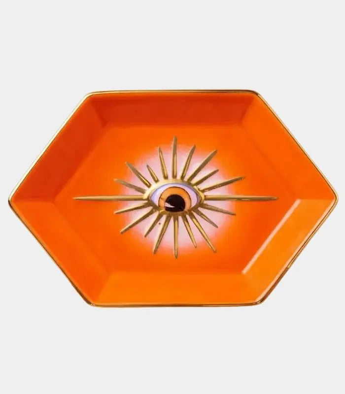 Trinket Dish Eye Jewelry Dish Ceramic 16.6 cm
