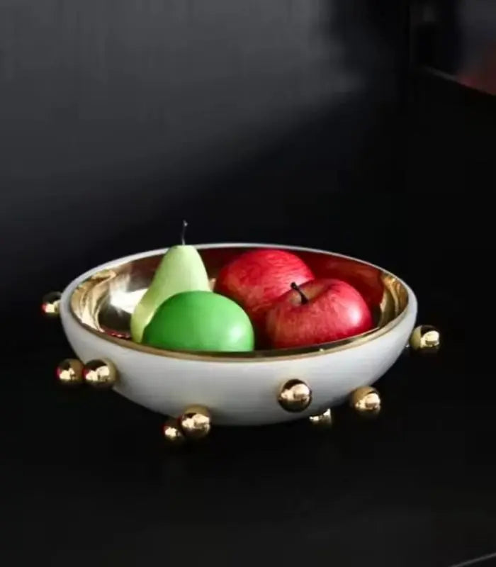 Celestial Orb Fruit Bowl - Artisan Crafted Stainless Steel Design 31 cm (12.2 in)