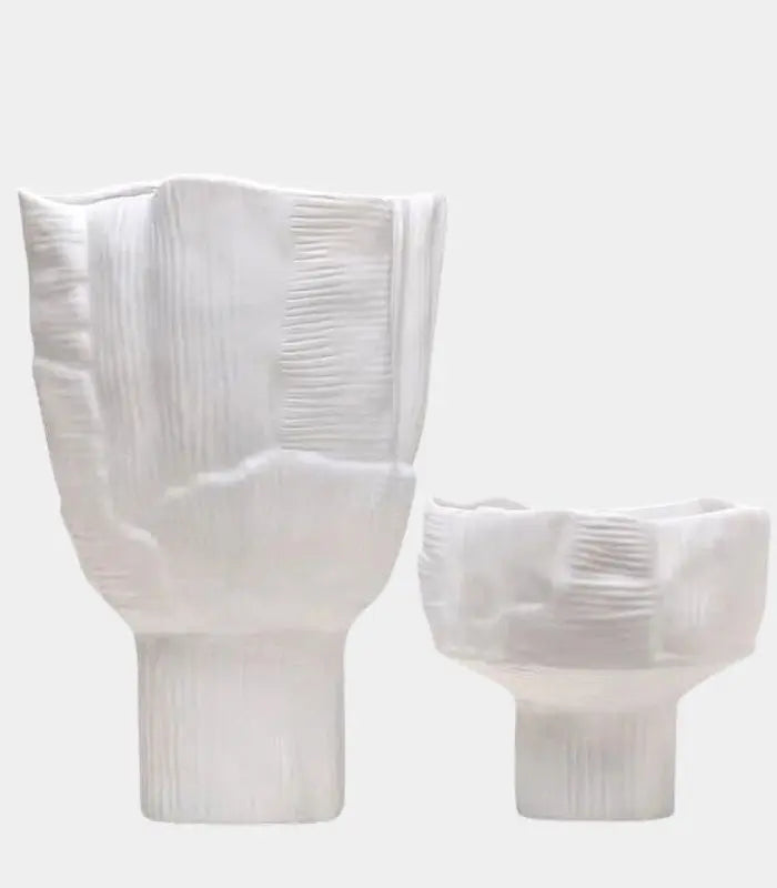 Lune Decorative Bowl White Matt