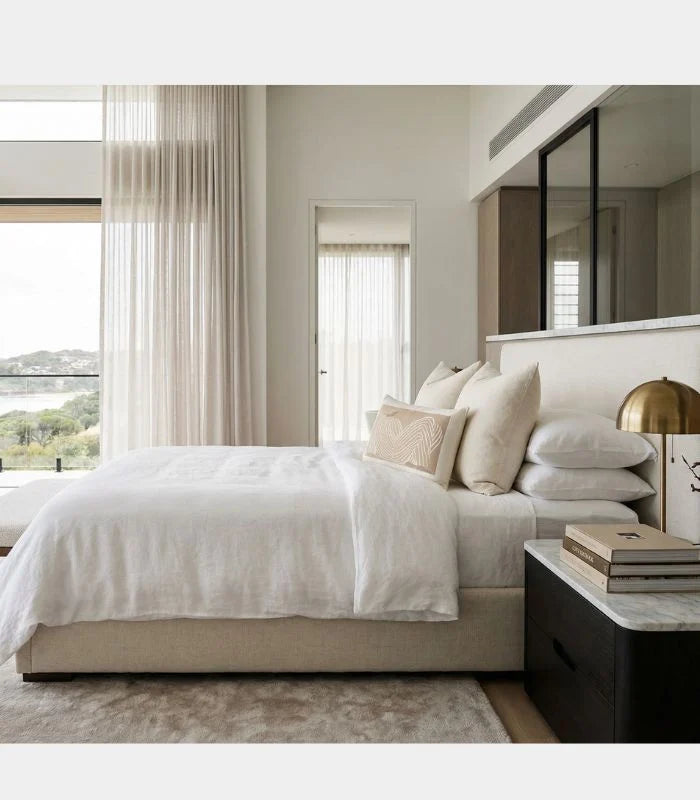 Meridian Cushion Cover – Abstract Figurative Art Print