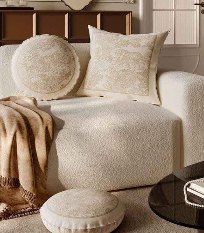 Iconic Toile de Jouy Velvet Cushion Covers - French-Inspired Elegance | With or Without Insert