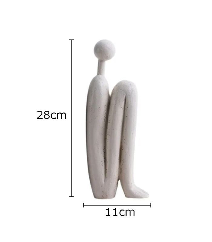 Bookends Resin Arty Human Sculptures