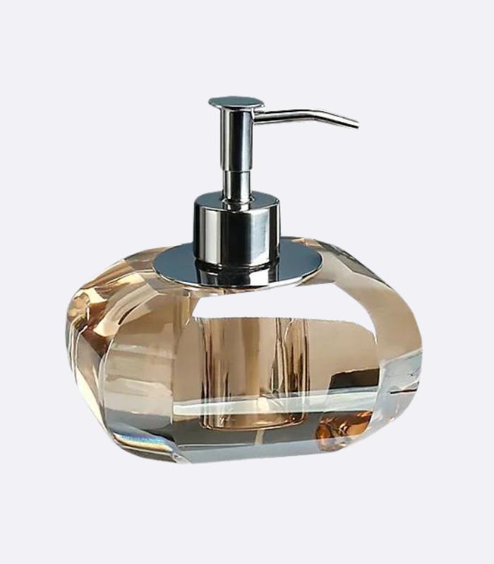 Bathroom Accessories Crystal Glass Amber
