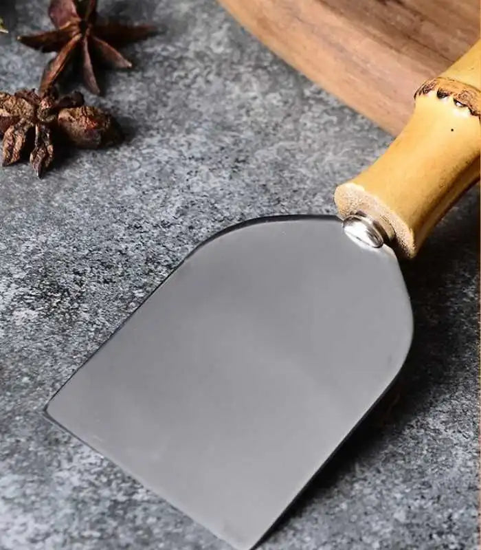 4 Pcs Natural Bamboo Cheese Knives Set