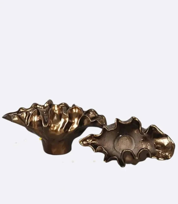 Bolide Bowl Table Top Vase Resin Bronze