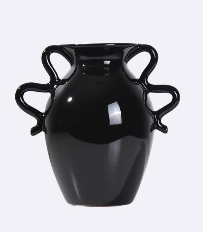 Chelsea Table Vase Ceramic Black