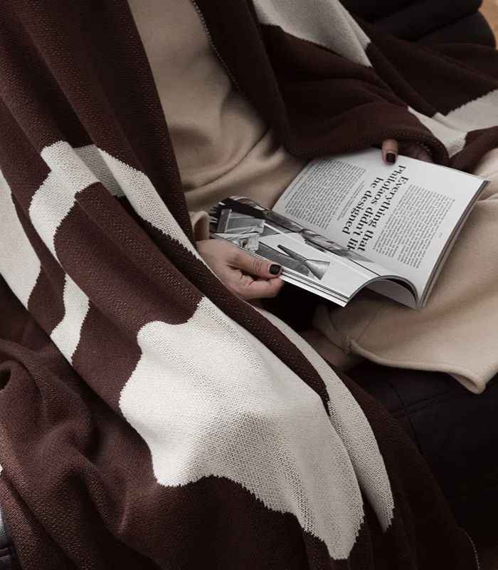 Abstract Expressions Throw Blanket 110x160 cm Woven Acrylic