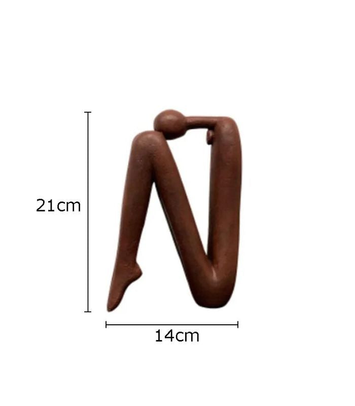 Bookends Resin Arty Human Sculptures