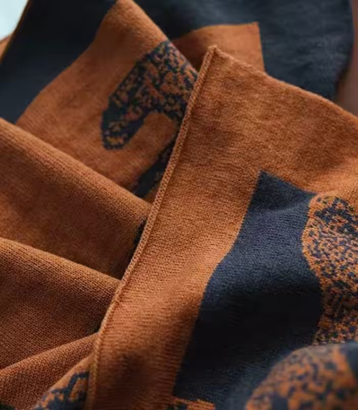 Leopard Print Blanket Throw Double-Sided 130 x 180 cm 1kg