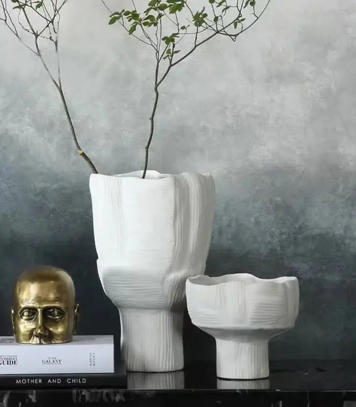 Lune Decorative Bowl White Matt