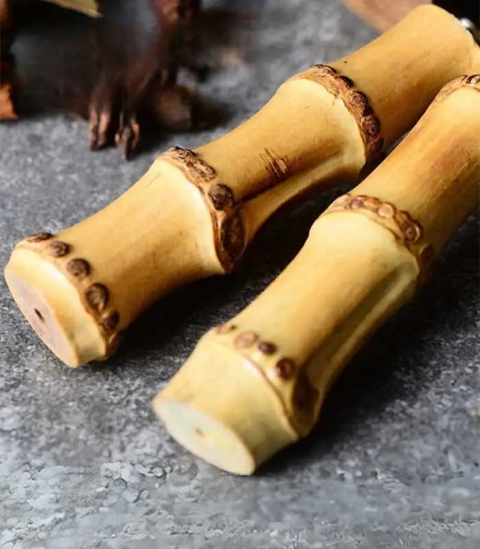 4 Pcs Natural Bamboo Cheese Knives Set