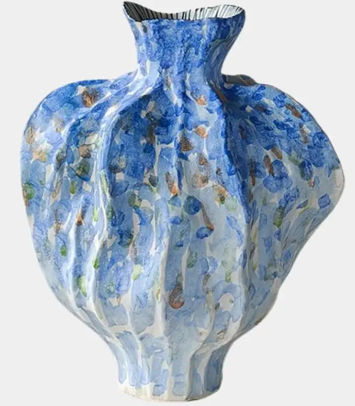 Bellamy Bloom Vase Ceramic Blue 34cm / 13.4"