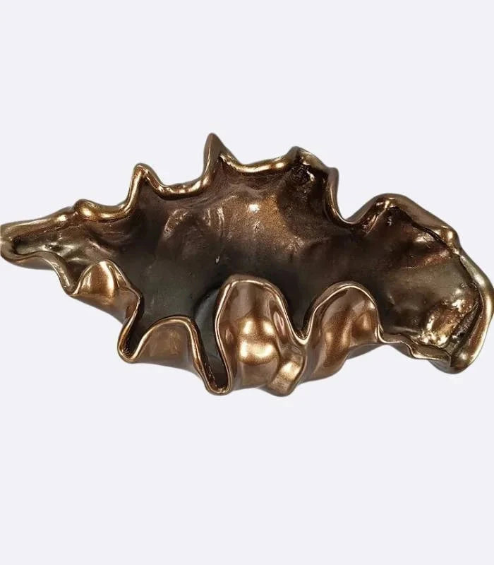 Bolide Bowl Table Top Vase Resin Bronze