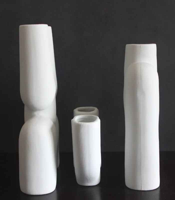 Villa White Ceramic Vase