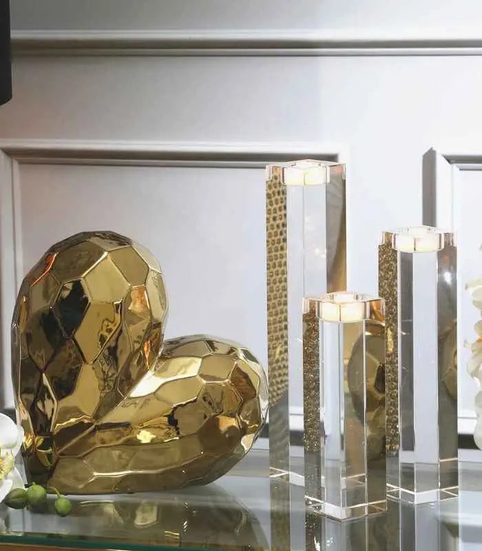 Heart Shape Ceramic Sculpture Ceramic 19 cm (7.48 in)