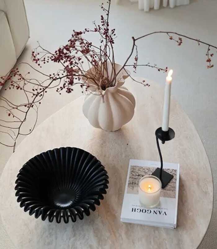 Delmara Tabletop Vase Medium Textured 28 cm
