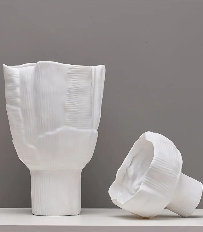 Lune Decorative Bowl White Matt