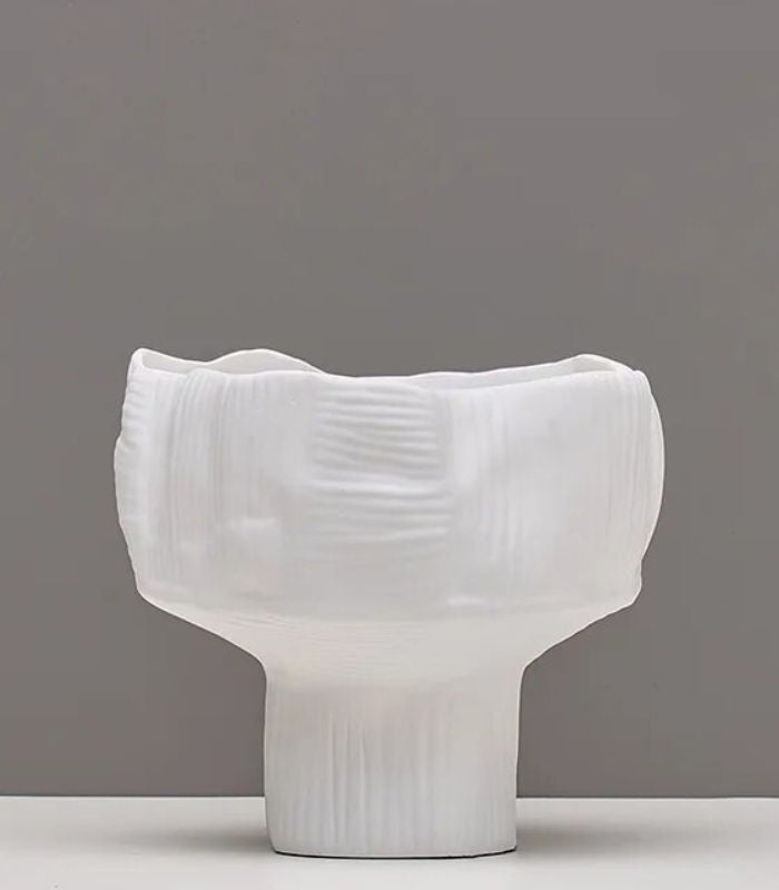 Lune Decorative Bowl White Matt