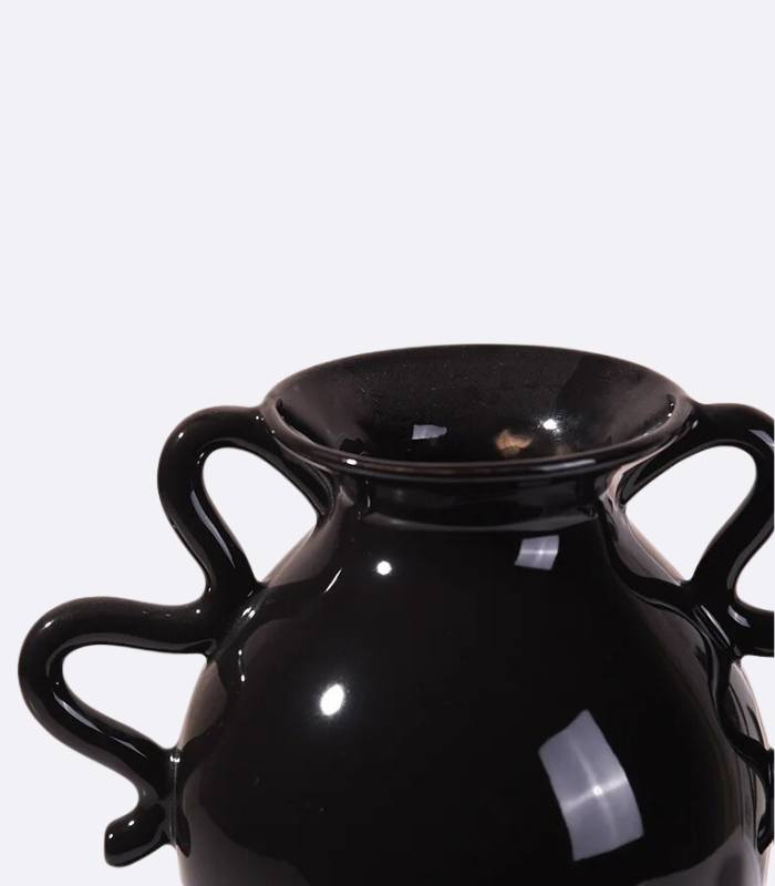 Chelsea Table Vase Ceramic Black