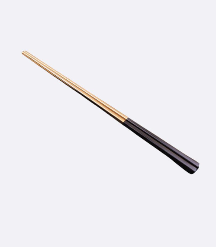 Set of 5 Pairs Chopsticks Stainless Steel Black and Gold 23.5cm