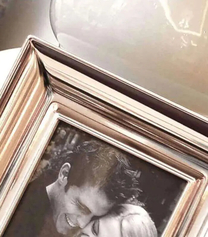 Photo Frame Siena Stainless Steel Golden 15cm