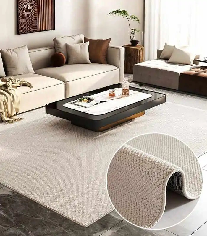 Beach Rock Carpet Indoor Rug New Zealand Wool Solid Handmade