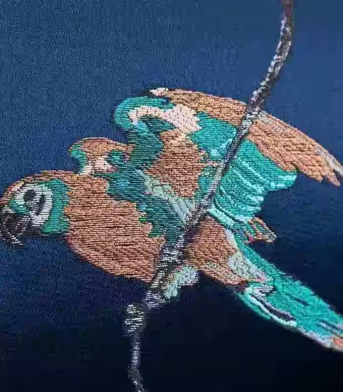 Cushion Cover Wild Life Pillow Case Embroidered Jacquard