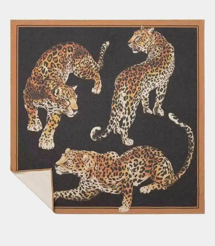 Serengeti Leopard Throw Blanket – Artisan Wildlife Design