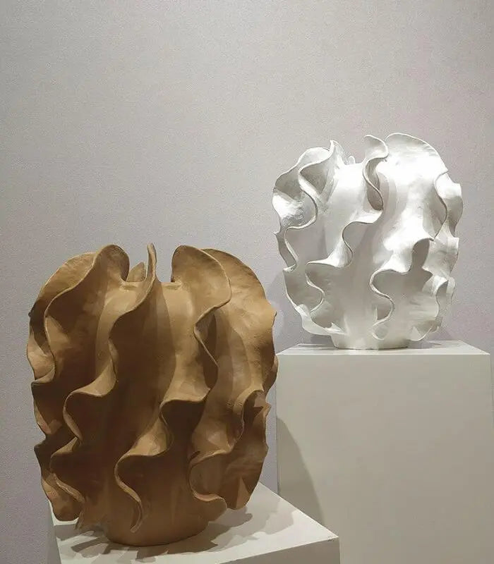 Decorative Table Top Vase Angelito Handmade Resin 36 cm (14.17 in) Large