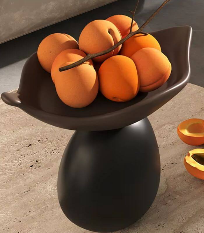 Modern Resin Decorative Fruit Bowl - Elegant Home Decor Centerpiece 27.5 cm