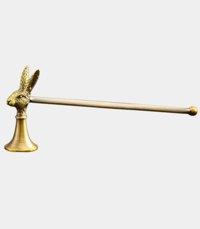 Candle Snuffer – Elegant Tabletop Accent Candle Extinguisher Brass 30 cm (11.8 in)