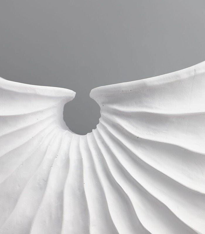 Vase Handcrafted Shell Shaped Living Room Decor