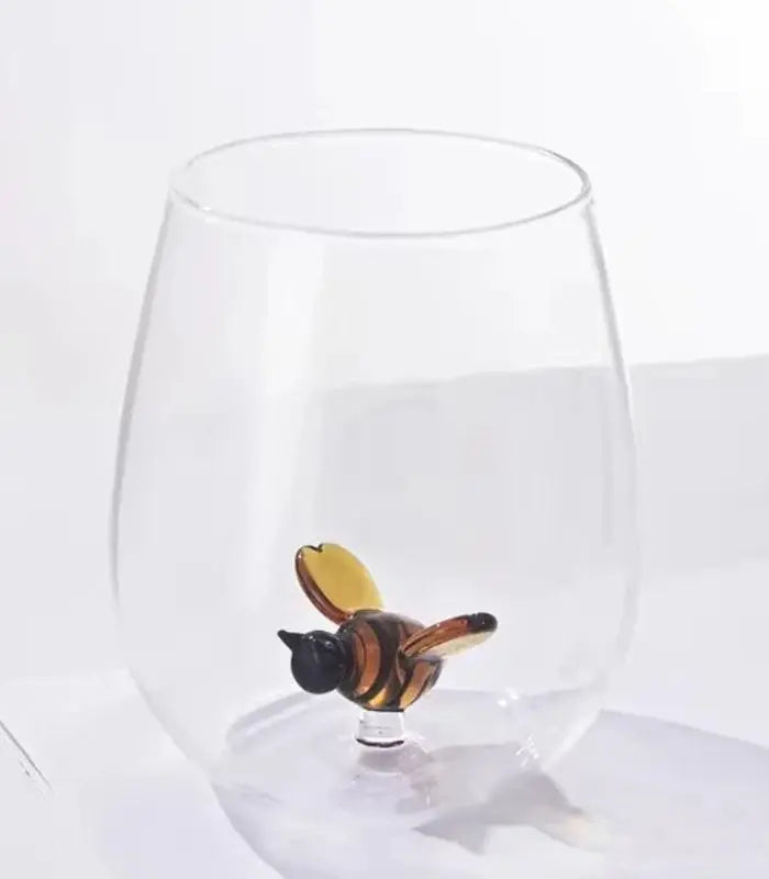 Honeycomb Glass Tumbler – Bee Accent Design