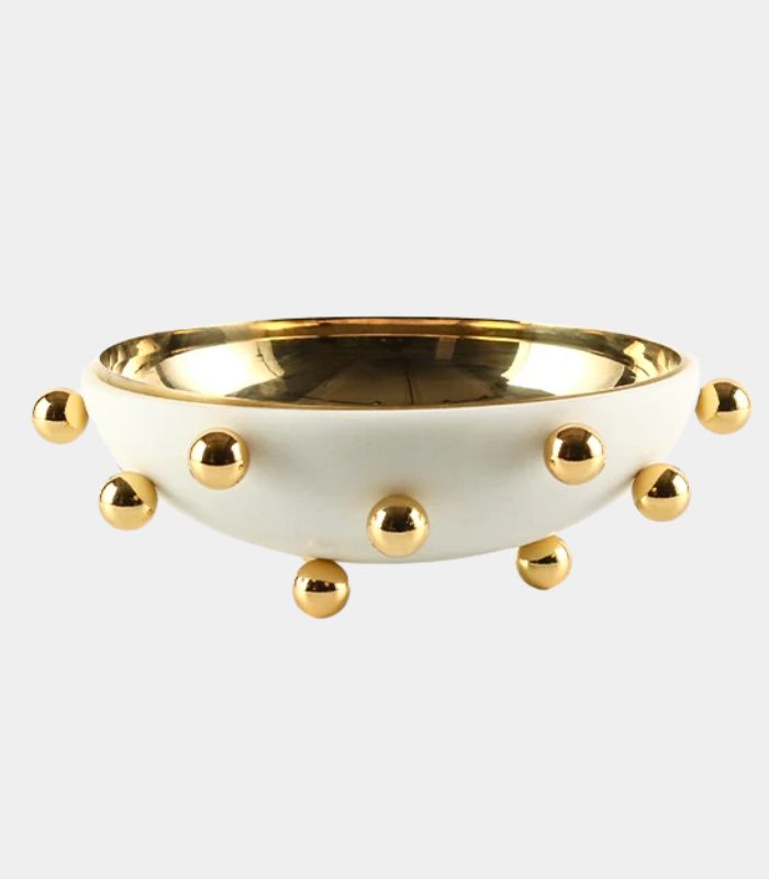 Celestial Orb Fruit Bowl - Artisan Crafted Stainless Steel Design 31 cm (12.2 in)