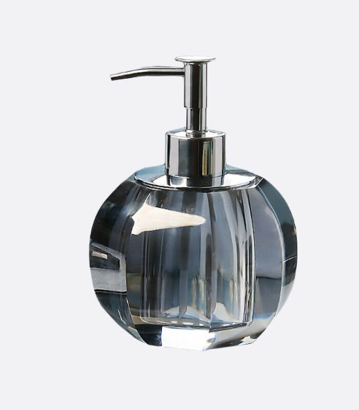 Bathroom Accessories Crystal Glass Grey