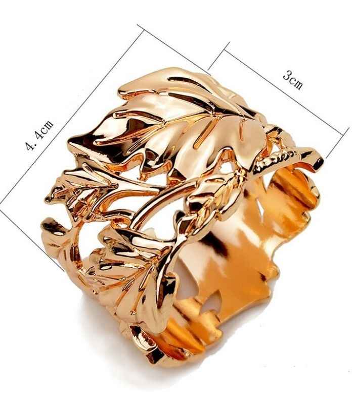 Set 6 Pcs Napkin Rings Magic Forrest Metal