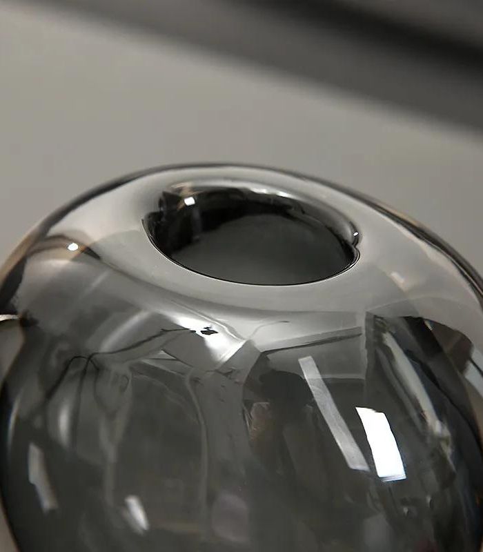 Decorative Crystal Glass Vase 14.5cm