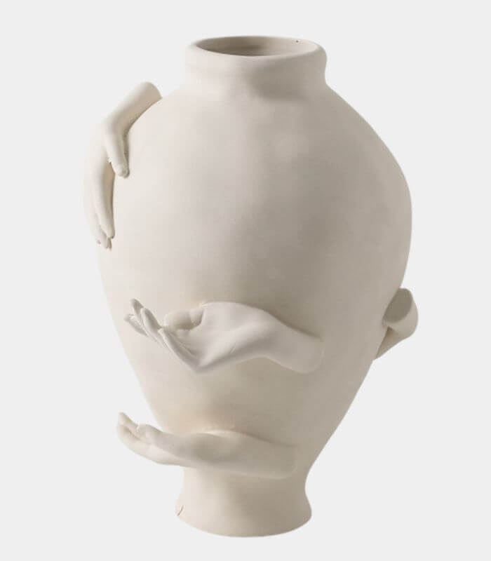 Handcrafted Ceramic Vase - Ethereal Embrace Large 38 cm (15 in)