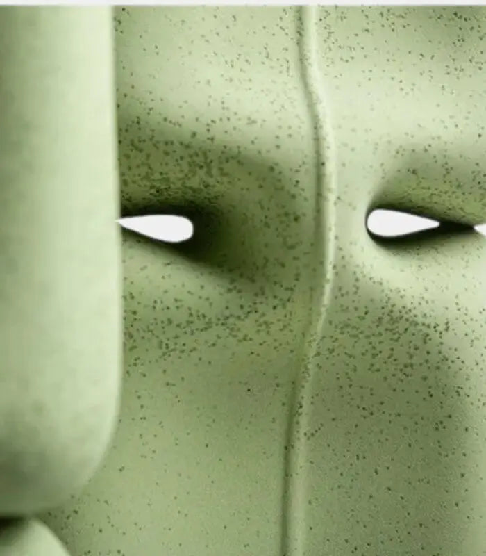 Ceramic Vase Kona with Irregular Design Green