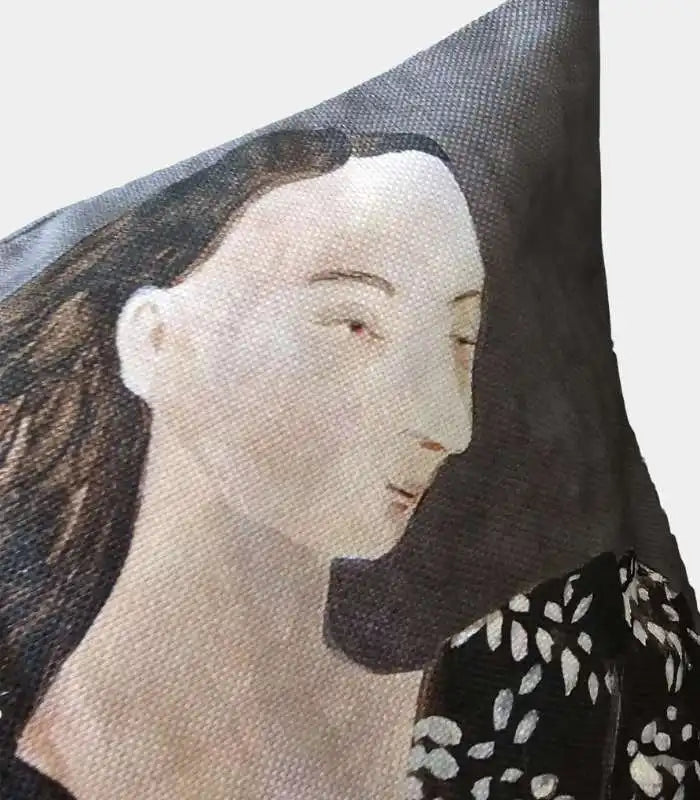 Portrait Print Cushion Cover – Contemporary Botanical Design