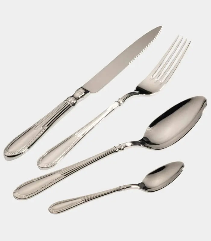 Classic Stainless Steel Flatware Set – 20-Piece Classic Dinnerware Collection